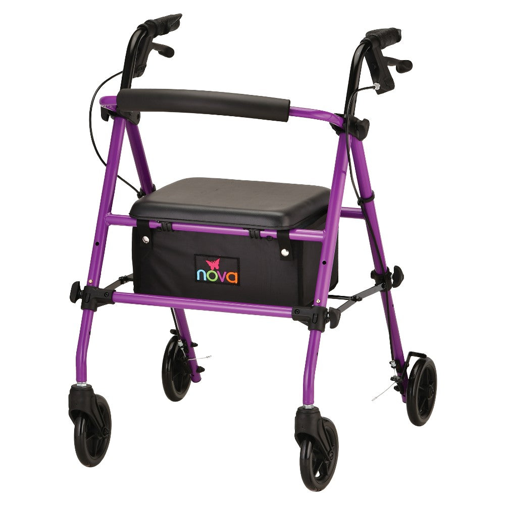 Nova Journey Rolling Walker Steel Frame