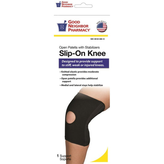 GNP Slip-On Knee Support Open Patella with Stabilizers