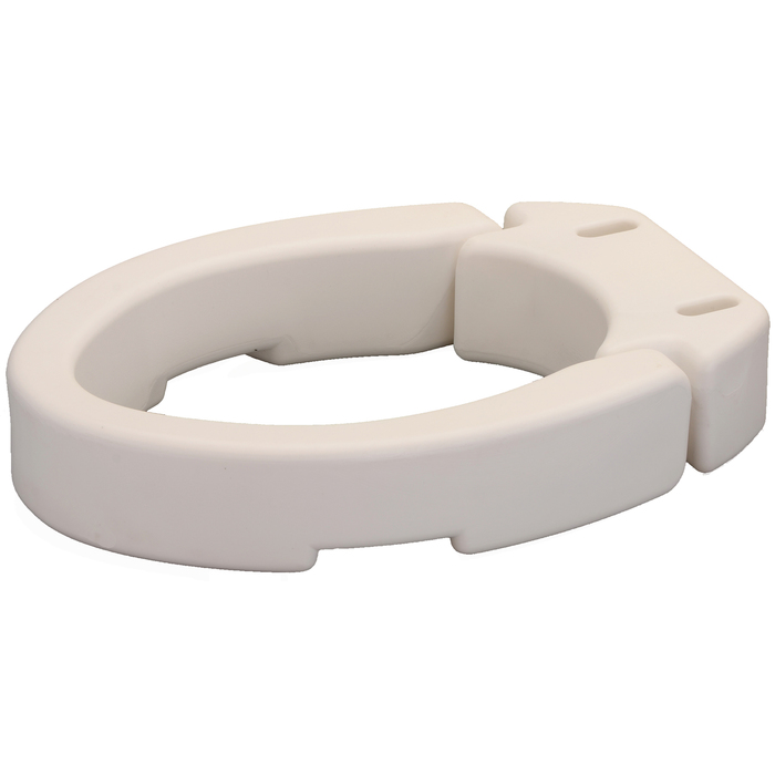 NOVA Standard Hinged Toilet Seat Riser, White 8345-R